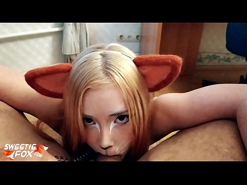 ❤️ Kitsune ਉਸ ਦੇ ਮੂੰਹ ਵਿੱਚ ਡਿਕ ਅਤੇ ਕਮ ਨਿਗਲ ਸਾਡੇ 'ਤੇ  ❌❤